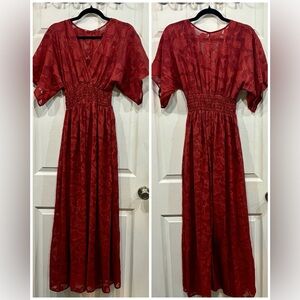 Terracotta Maxi Bridesmaid Dress